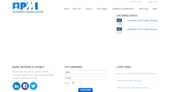 Desktop Screenshot of pmi-swva.org